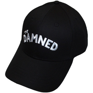 The Damned Unisex Baseball Cap: Arched Logo (Black)