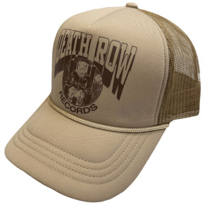 Death Row Records Unisex Mesh Back Cap: Execution Circle Mono (Sand)