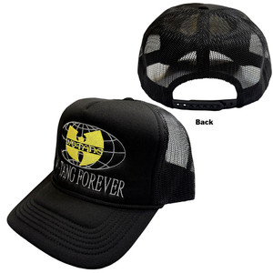 Wu-Tang Clan Unisex Mesh Back Cap: Forever Worldwide (Black)