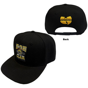 Wu-Tang Clan Unisex Snapback Cap: 1993 (Black) (Back Print)