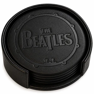 The Beatles 4-Piece Coaster Set: Drum Logo (Premium)