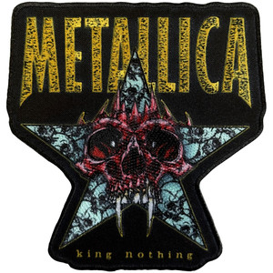 Metallica Woven Patch: King Nothing
