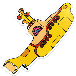 The Beatles Sticker: Yellow Submarine