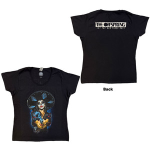 The Offspring Ladies T-Shirt: Bad Times (Black) (Back Print)