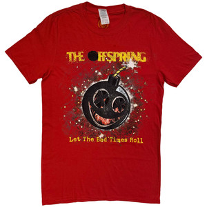 The Offspring Unisex T-Shirt: Hot Sauce (Bad Times) (Red)