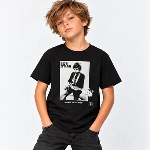 Bob Dylan Kids T-Shirt: Blowing In The Wind (Black)