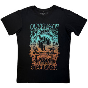Queens Of The Stone Age Unisex Carbon T-Shirt: Montage (Black)