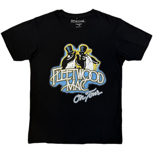Fleetwood Mac Unisex Carbon T-Shirt: On Tour (Black)
