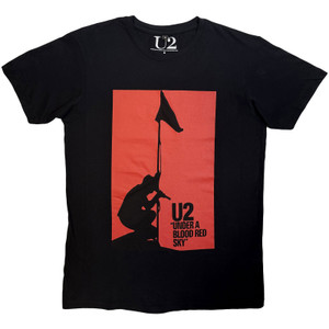 U2 Unisex Carbon T-Shirt: Blood Red Sky (Black)