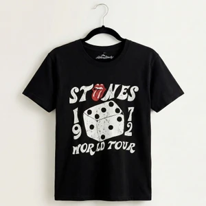 The Rolling Stones Unisex Carbon T-Shirt: Dice Tour '72 (Black)