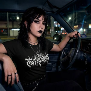 Foo Fighters Unisex Carbon T-Shirt: Metal Logo (Black)