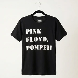 Pink Floyd Unisex Premium Carbon T-Shirt: Pompeii Stencil (Black)