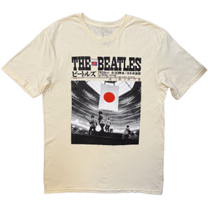 The Beatles Unisex T-Shirt: At the Budokan (Off White)