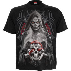 Spiral Unisex T-Shirt: High Priestess (Black) (Back Print)