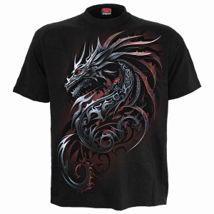 Spiral Unisex T-Shirt: Dragon Shards (Black)