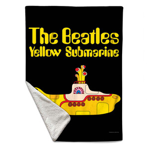 The Beatles Sherpa Fleece Blanket: Yellow Submarine (Multicolour) Single