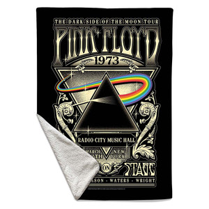 Pink Floyd Sherpa Fleece Blanket: 1973 Live (Multicolour) SINGLE