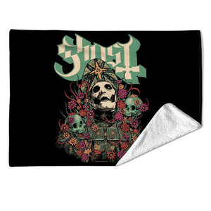 Ghost Sherpa Fleece Blanket: Bliss (Multicolour)
 DOUBLE