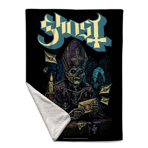 Ghost Sherpa Fleece Blanket: Missive (Multicolour) Single