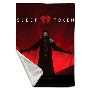 Sleep Token Sherpa Fleece Blanket: Red Light (Multicolour) Single