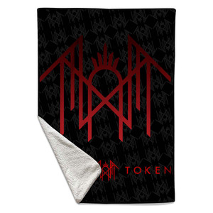 Sleep Token Sherpa Fleece Blanket: Red Logo (Multicolour) Single
