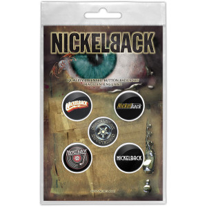 Nickelback Button Badge Pack: Silver Side Up