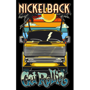 Nickelback Textile Poster: Get Rollin'