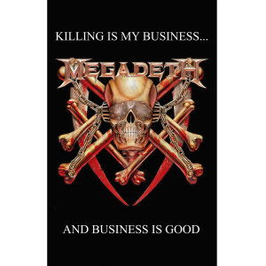 Megadeth Textile Poster: Killing Is My Business