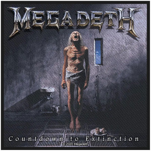 Megadeth Standard Woven Patch: Countdown To Extinction