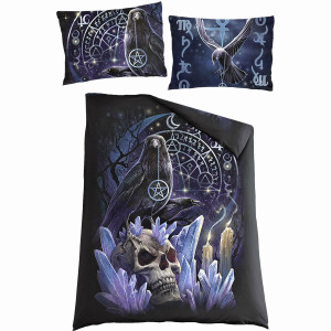Spiral Duvet Set: Witchcraft (Black) (Single)