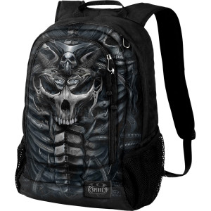 Spiral Back Pack: Skull Armour (Black)
