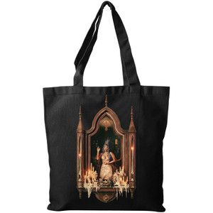 Melanie Martinez Cotton Tote Bag: Gothic Hades (Black) (One Size)