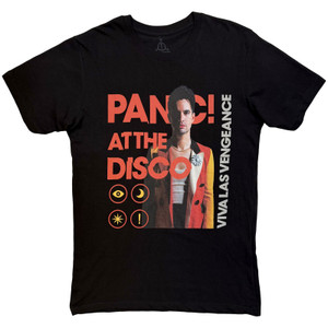 Panic! At The Disco Unisex T-Shirt: Viva Photo (Black)