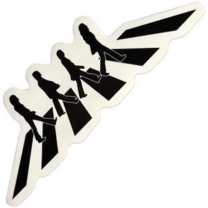 The Beatles Sticker: Crossing