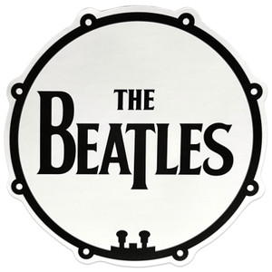 The Beatles Sticker: Drum Logo