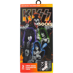KISS Unisex Sock Gift Box: Logos (Multicolour) (UK Size 6.5 - 11)