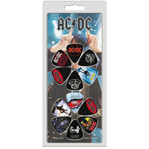 AC/DC Plectrum Pack: Album Covers 12-Pack (Multicolour)