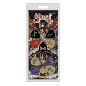 Ghost Plectrum Pack: Logos 12-Pack (Multicolour)