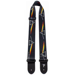 Pink Floyd Guitar Strap (Poly): Dark Side of the Moon (Black)
