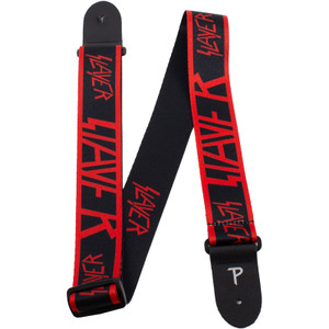 Slayer Guitar Strap (Poly): Logo (Black)
