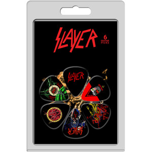 Slayer Plectrum Pack: Album Covers 6-Pack (Multicolour)