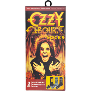 Ozzy Osbourne Unisex Sock Gift Box: Logos (Multicolour) (UK Size 6.5 - 11)
