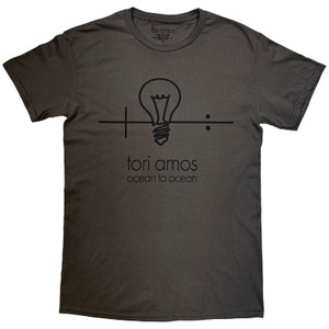 Tori Amos Unisex T-Shirt: Ocean To Ocean (Charcoal Grey)