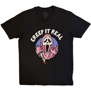 Ghostface Unisex T-Shirt: Creep It Real (Black)