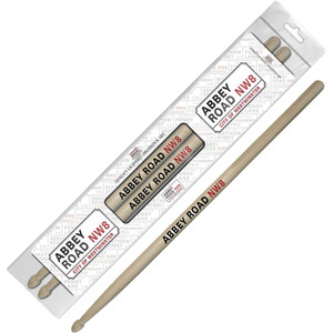 Rock Off Drumstick Set: Abbey Road Street Sign