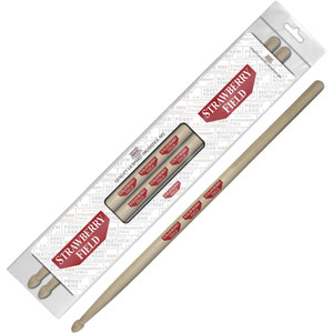 Rock Off Drumstick Set: Strawberry Field Red Sign