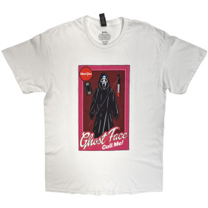 Ghostface Unisex T-Shirt: Doll Box (White)