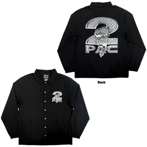 Tupac Unisex Shirt: Steel Logo (Black) (Back Print)