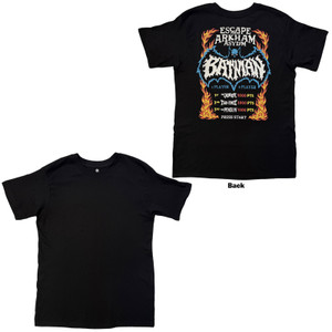 DC Comics Unisex T-Shirt: Batman Batman Escape From Arkham (Black)