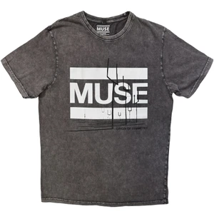 Muse Unisex Stone Wash T-Shirt: Origin Of Symmetry (Charcoal Grey)